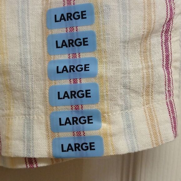 GAP Women's Striped Shorts - Cream and Red, Blue And Yellow. Size S. NWT - Picture 5 of 11